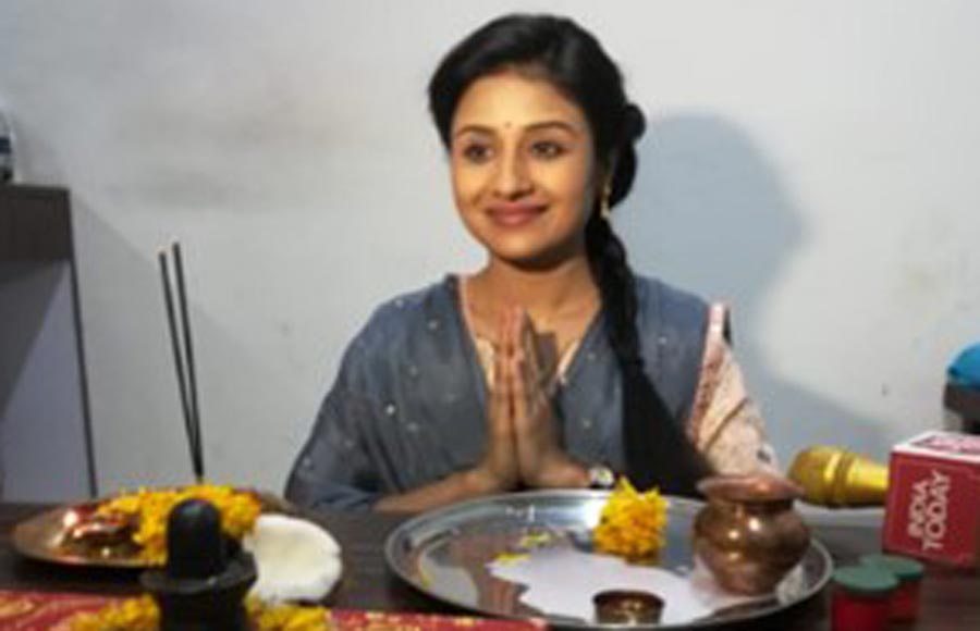 Television actors perform 'Pooja' on the occasion of Mahashivratri