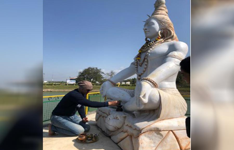 Television actors perform 'Pooja' on the occasion of Mahashivratri