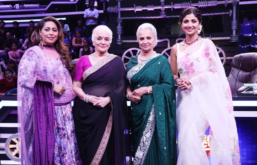 Veteran stars Asha Parekh and Waheeda Rehman grace Super Dancer 3