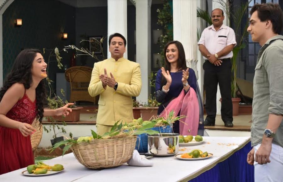 In pics: Mango competition in Yeh Rishta Kya Kehlata Hai