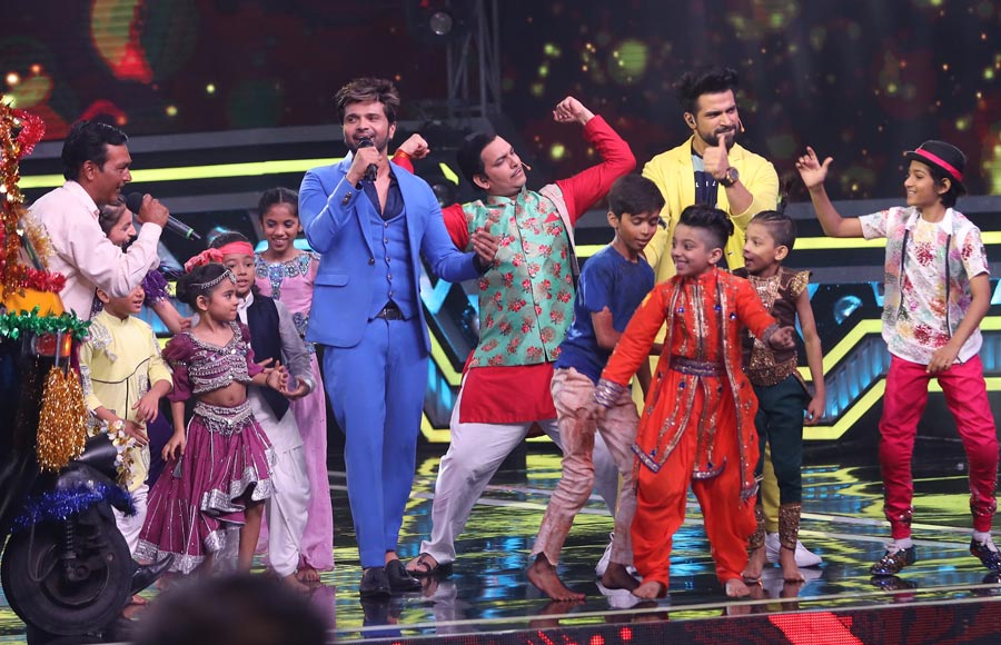 In pics: Himesh & Javed promote Superstar Singer in Super Dancer