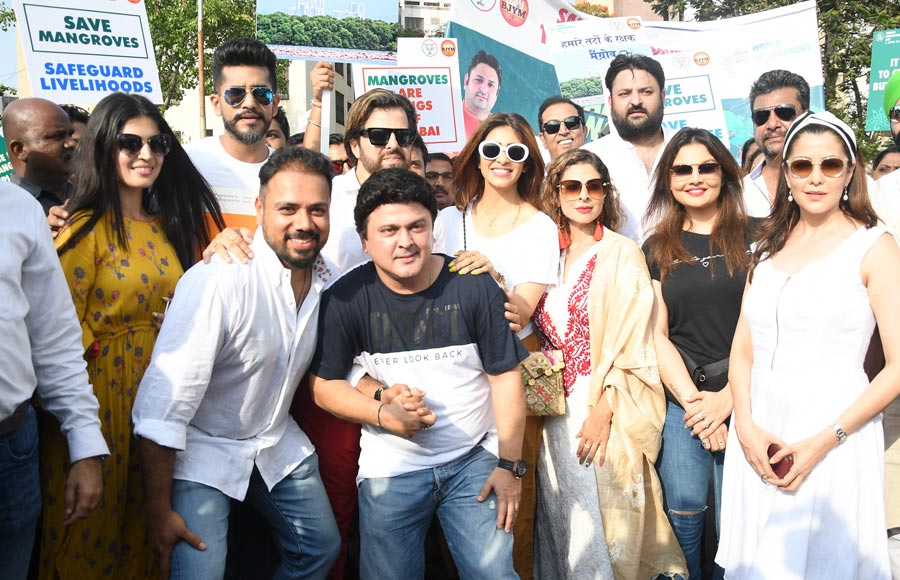 Actors come together for an initiative ‘Walk For Mangroves’