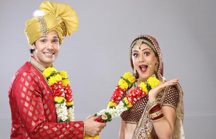 Wedding pics of  Pancham and Elaich  from  Sab Tv’s Jijaji Chhat Per Hain