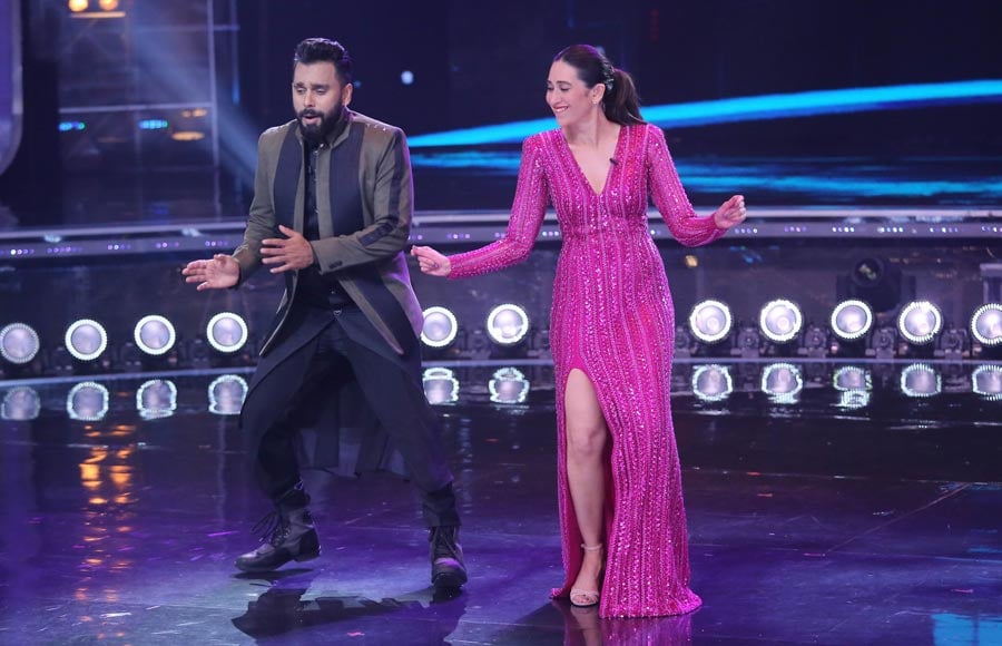 Karisma Kapoors grooves with Judge Bosco Martis on Dance India Dance sets