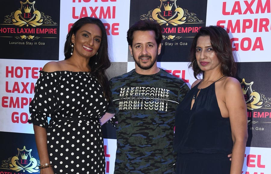 Celebrities at the unveling of Laxmi Empire in Goa