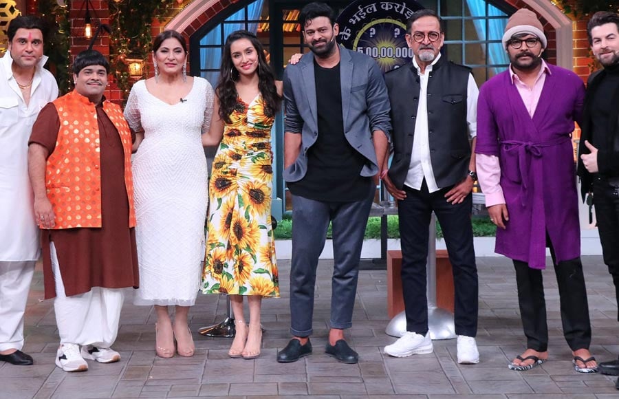 Prabhas and Shraddha Kapoor on The Kapil Sharma Show