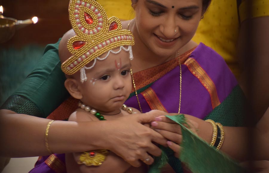 Baby Arzan Shaikh dons the avatar of Lord Krishna in Tujhse Hai Raabta 