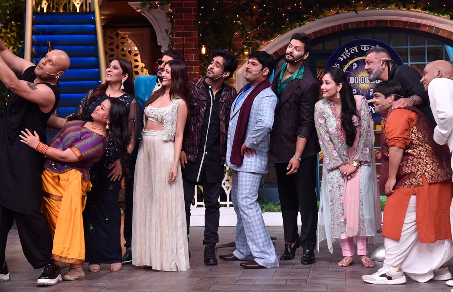 Prasthanam cast on The Kapil Sharma Show 