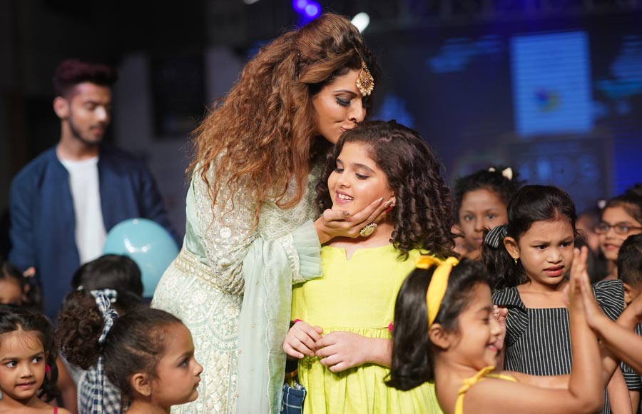 Celebs at the ramp of India Kids Fashion Week 2019