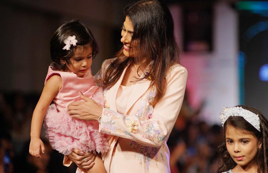 Celebs at the ramp of India Kids Fashion Week 2019