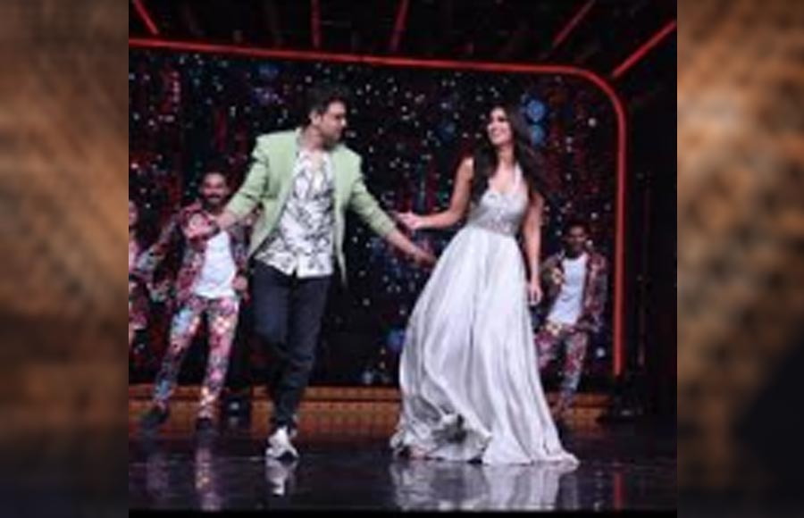 Hrithik Roshan, Vaani Kapoor and Tiger Shroff on the sets of Nach Baliye 9