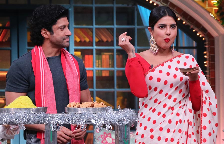 Priyanka Chopra and Farhan Akhtar on The Kapil Sharma Show