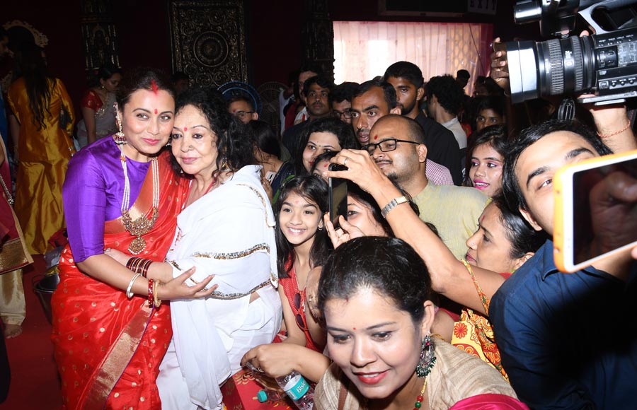 Celeb galore at Durga pooja