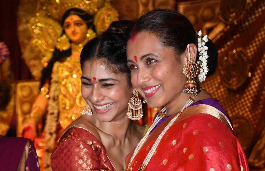 Celeb galore at Durga pooja