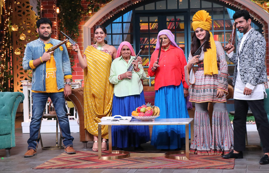 Cast of Sand Ki Aankh and Made in China on The Kapil Sharma Show