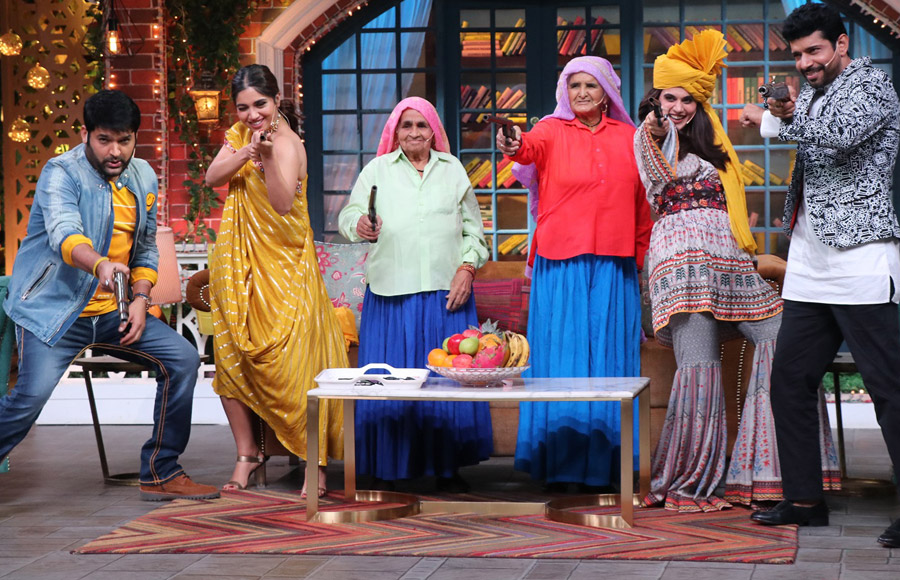 Cast of Sand Ki Aankh and Made in China on The Kapil Sharma Show