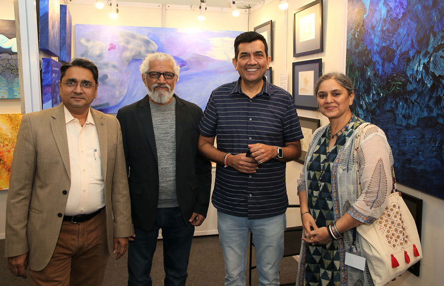 Aditi Rao Hydari and Master Chef Sanjeev Kapoor grace India Art Festival 2020