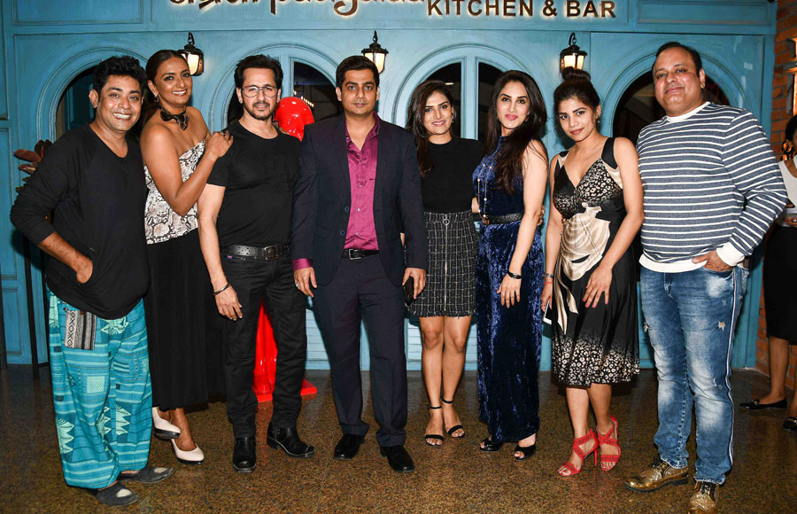 Celebs at the launch of a lounge