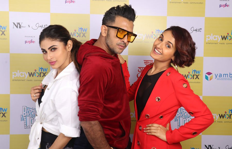 Kapil Sharma, Mouni Roy & Terence Lewis shoot for Break A Leg Season 2