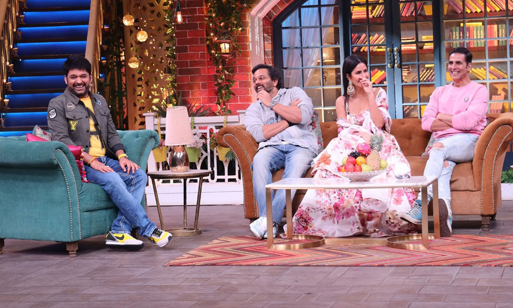 Sooryavanshi cast on the sets of The Kapil Sharma Show 