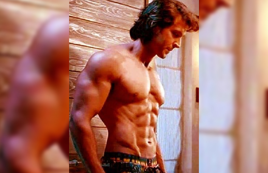 Check out the hot looks of Hrithik Roshana as he poses shirt - less pictures 