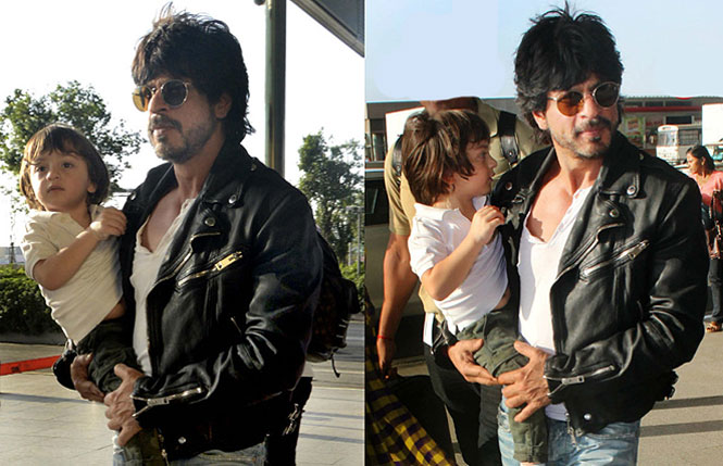 SRK and AbRam Khan