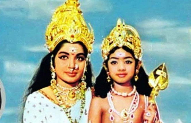 Sridevi shared screen space with J Jayalalithaa