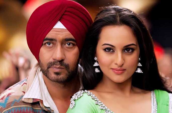 Ajay Devgn and Sonakshi Sinha 