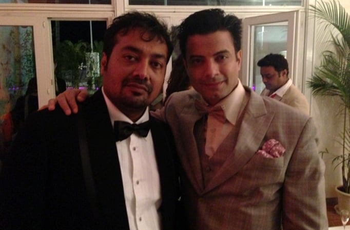 Anurag Kashyap with Rahul in Cannes