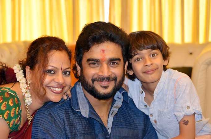 R Madhavan's family