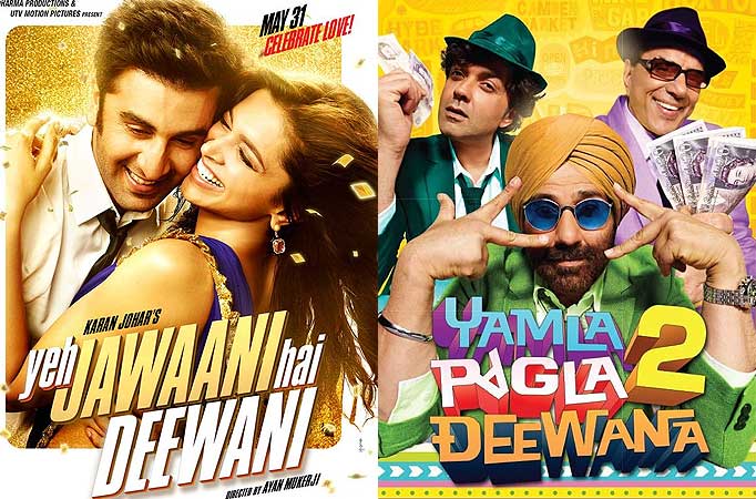 Yeh Jawaani Hai Deewani and Yamla Pagla Deewana 2