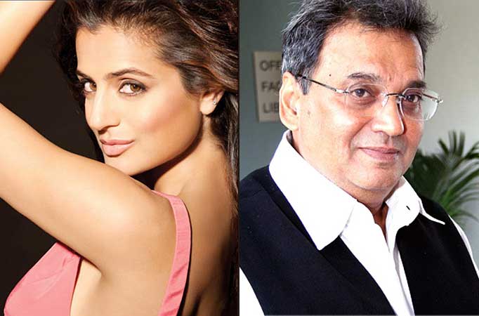 Ameesha Patel and Subhash Ghai