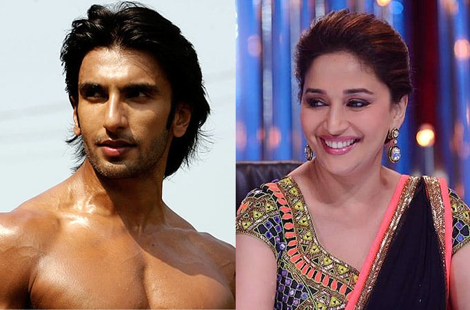 Ranveer Singh and Madhuri Dixit