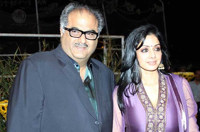 Boney Kapoor and Sridevi