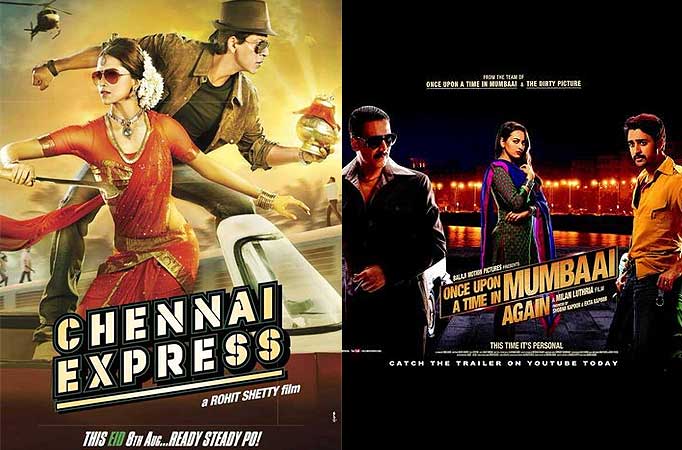 Chennai Express and Once Upon A Time In Mumbaai Dobaara