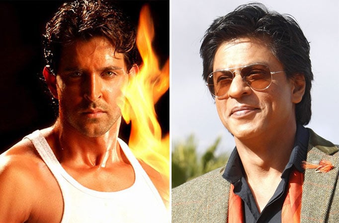 Hrithik Roshan and Shah Rukh Khan