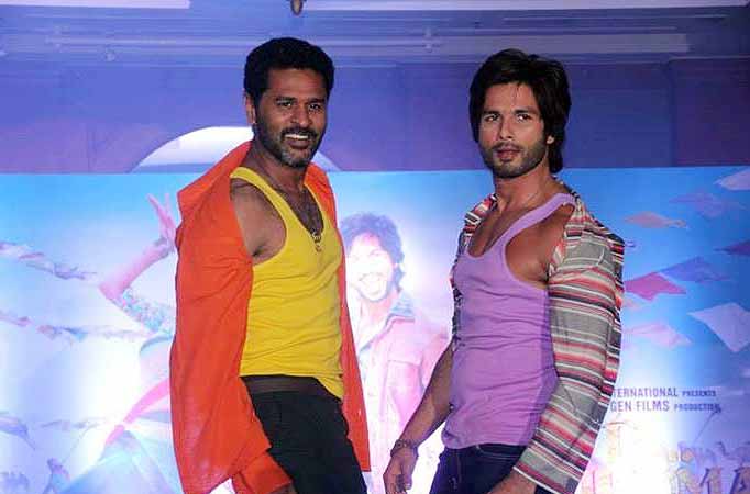 Prabhu Dheva and Shahid Kapoor