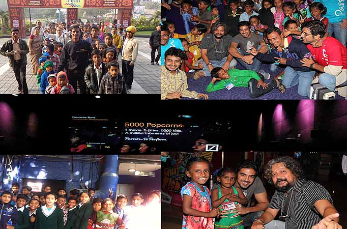 PVR and Deursche Bank in India presents 5000 Popcorns-5000 Smiles