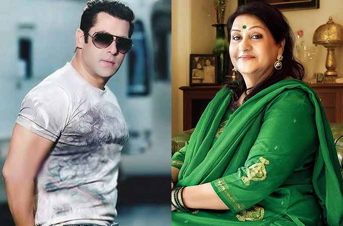 Salman Khan and Nadira Babbar