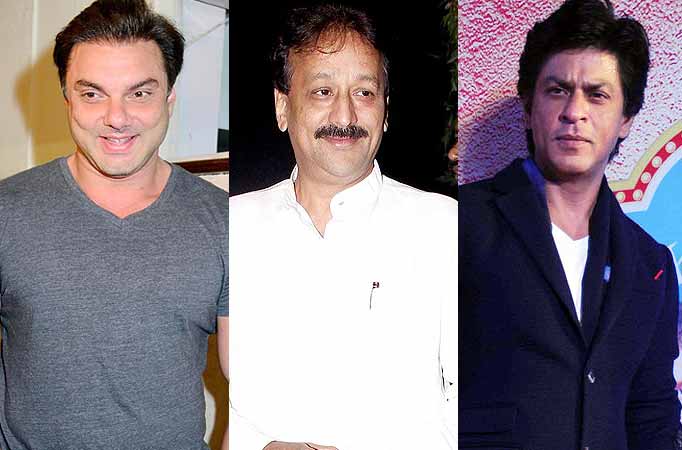 Sohail Khan, Baba Siddique and Shah Rukh Khan