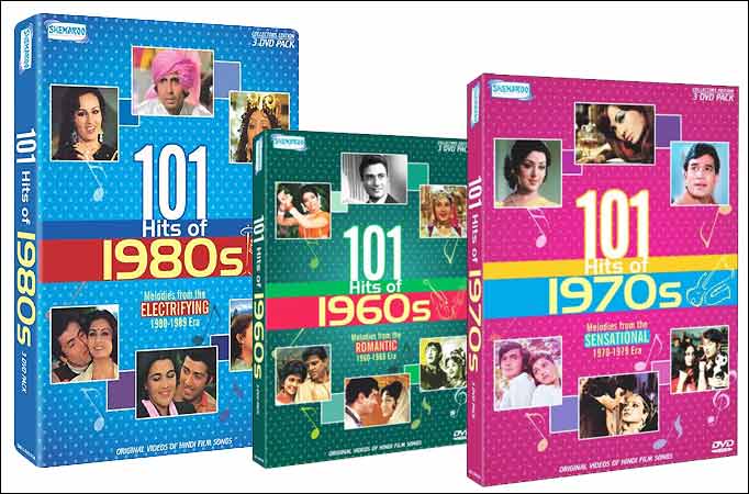 Shemaroo Entertainment releases 101 Hits of 1960's, 101 Hits of 1970's & 101 Hits of 1980's DVD