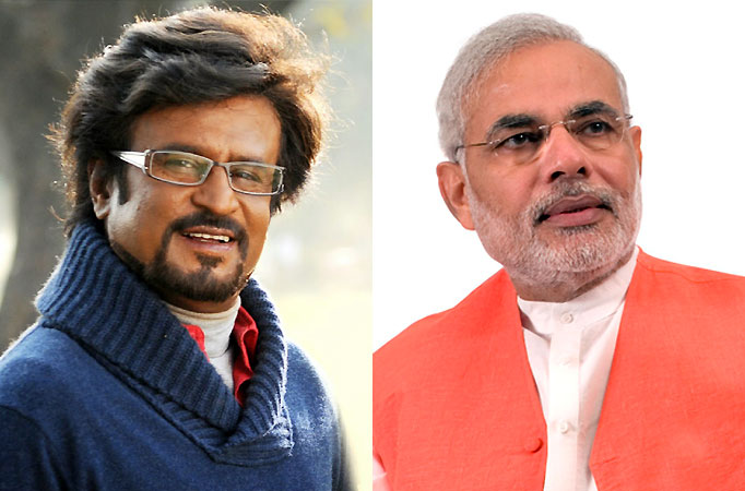 Rajinikanth and Narendra Modi