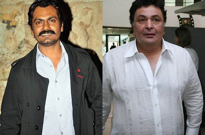 Nawazuddin Siddiqui and Rishi Kapoor