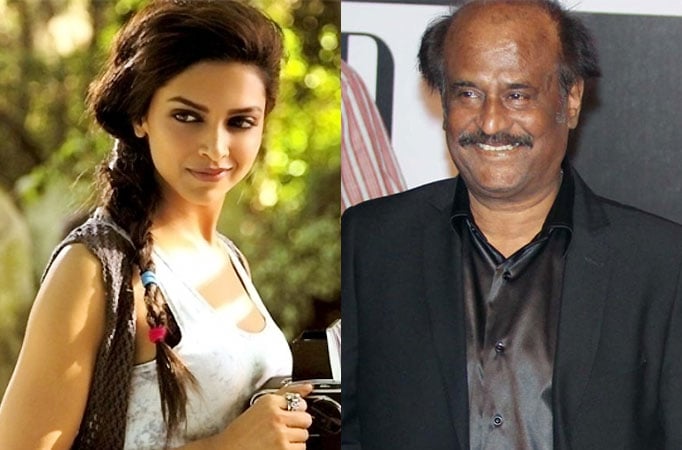 Deepika Padukone and Rajinikanth