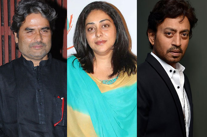 Vishal Bhardwaj, Meghna Gulzar and Irrfan Khan