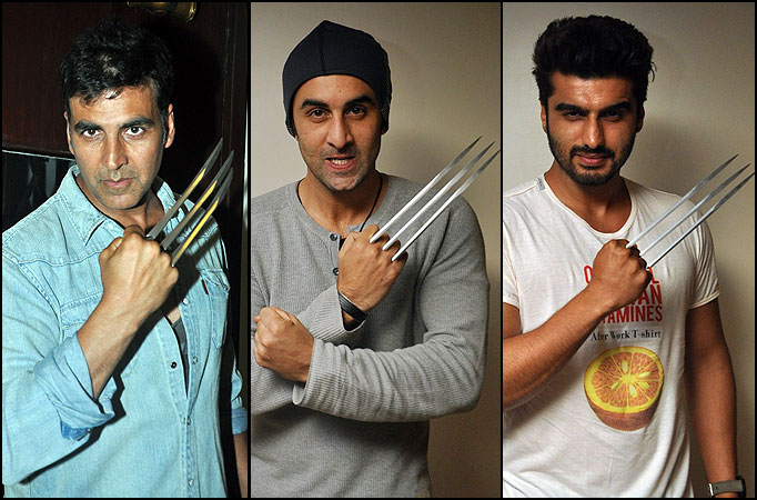 Akshay, Ranbir and Arjun go gaga over X-Men