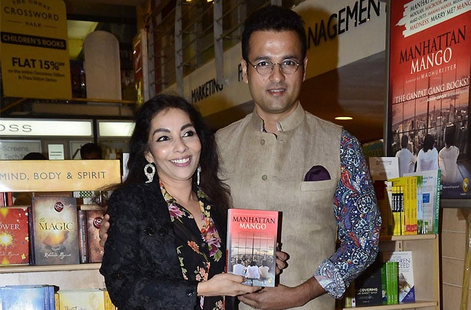 Television actor Rohit Roy and Author Madhuri Iyer during the launch of Madhuri Iyer's book Manhattan Mango