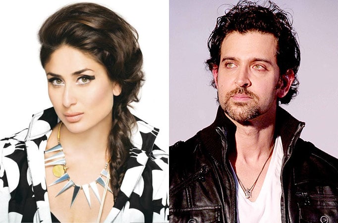 Kareena Kapoor and Hrithik Roshan