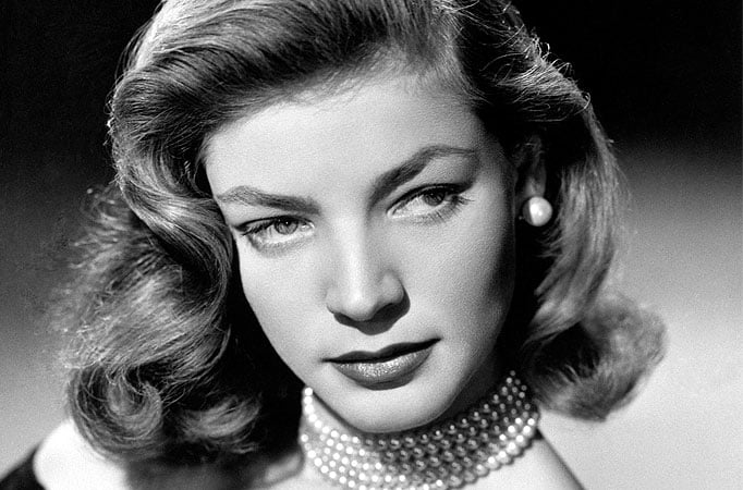 Veteran Hollywood actress Lauren Bacall 