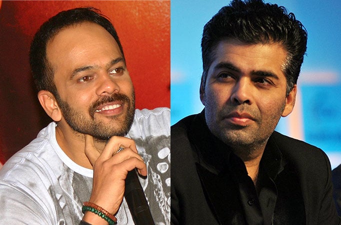 Rohit Shetty and Karan Johar